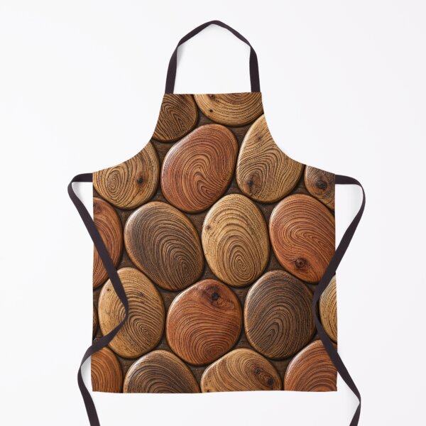 Item preview, Wood Grain Pebbles Pattern – Warm Rustic Natural Texture designed and sold by Kaleidoscope Print.