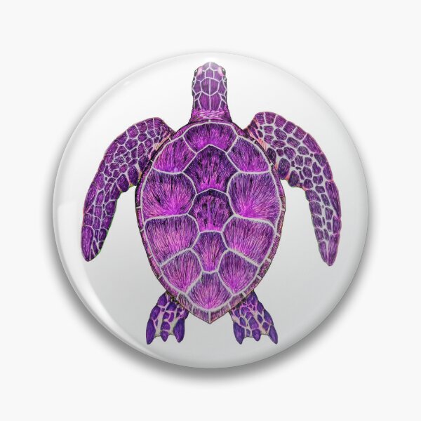 Item preview, Sea Turtle (purple) designed and sold by Nocmidl4.