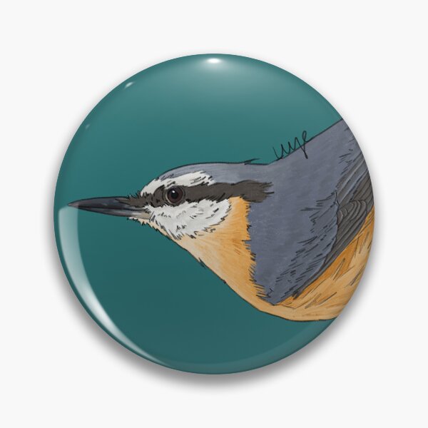 Item preview, Eurasian Nuthatch designed and sold by Luzeilustración.