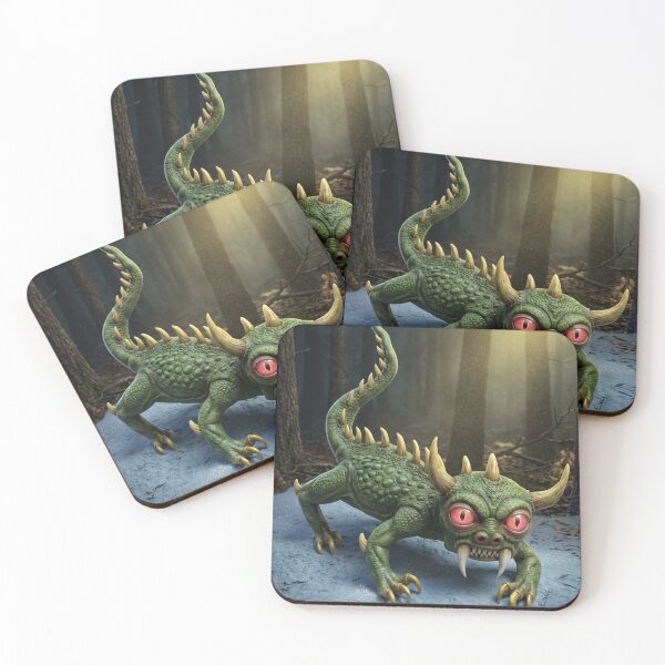 Item preview, The Hodag Cryptid illustration designed and sold by Vintage Designs +.