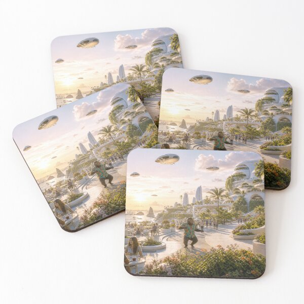 Item preview, Solarpunk Resort Groove designed and sold by KGOart.