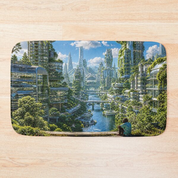 Item preview, Green Metropolis Overlook designed and sold by KGOart.