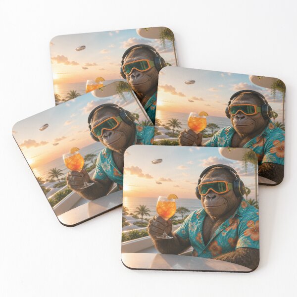 Item preview, Solarpunk Sunset Toast designed and sold by KGOart.