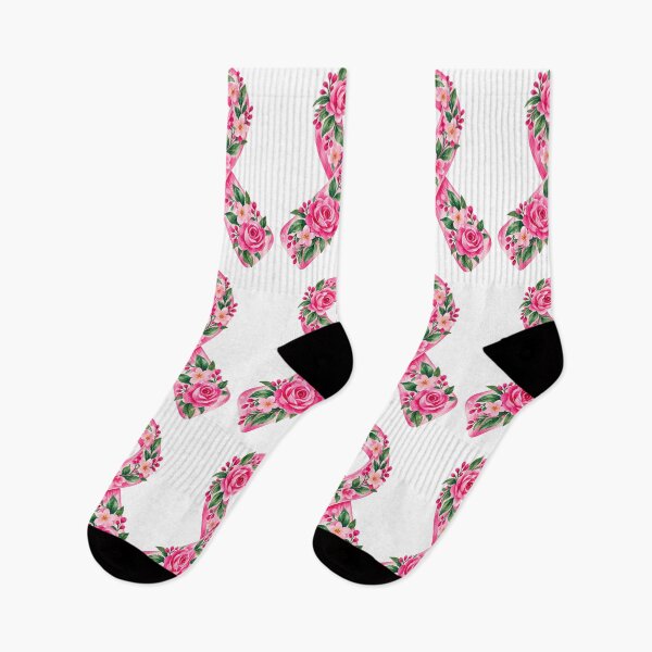 Item preview, Pink Ribbon Floral Breast Cancer Awareness T-Shirt designed and sold by DesignArtist.ia.