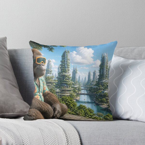 Item preview, Vertical Forest Utopia Cityscape designed and sold by KGOart.