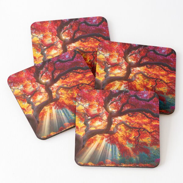 Item preview, Vibrant Autumn Splendor with Luminous Rays of Light designed and sold by Artessie.