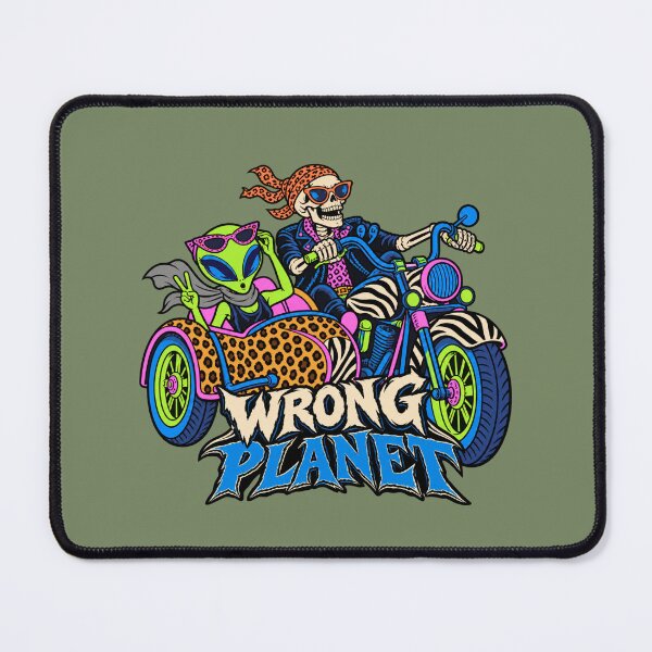 Item preview, Wrong Planet – Skeleton & Alien Sidecar Ride designed and sold by Aimetoi.