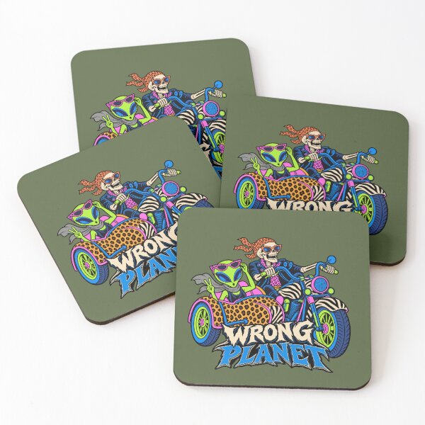 Item preview, Wrong Planet – Skeleton & Alien Sidecar Ride designed and sold by Aimetoi.