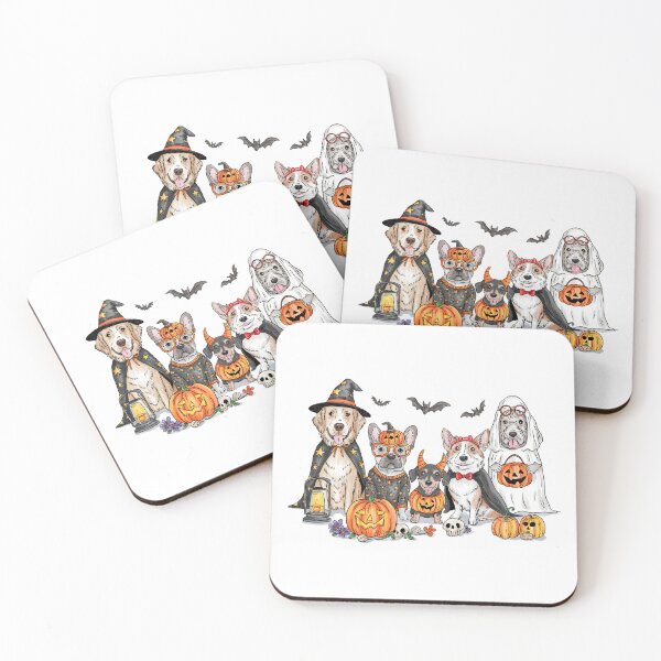 Item preview, Cute Halloween Fall Dog Lover T-Shirt – Spooky Dogs, Pumpkins & Autumn designed and sold by elisarasada.