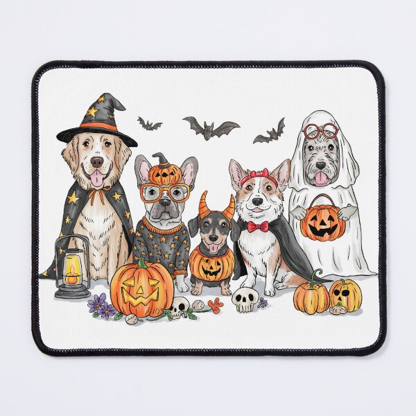 Item preview, Cute Halloween Fall Dog Lover T-Shirt – Spooky Dogs, Pumpkins & Autumn designed and sold by elisarasada.