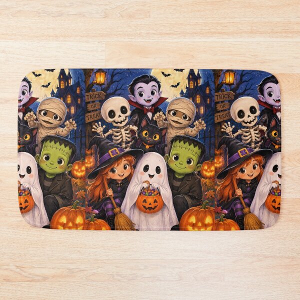 Item preview, Cute Halloween characters trick or Treat! designed and sold by Vintage Designs +.