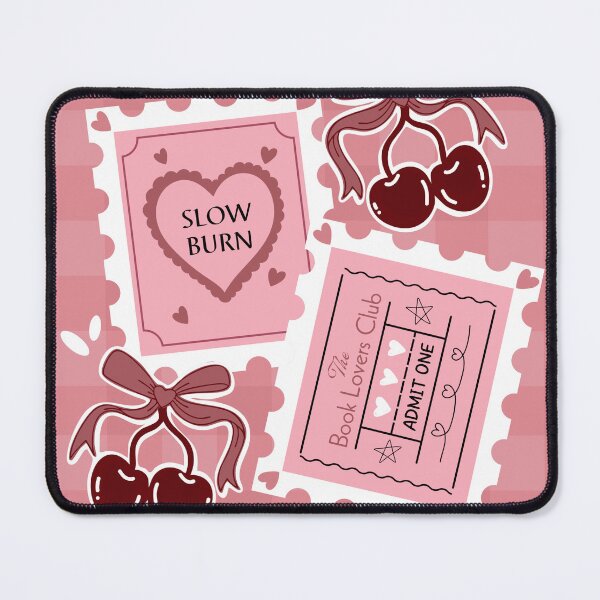 Item preview, Slow Burn Bookish Ticket n Cherries designed and sold by BookishCharmCo.