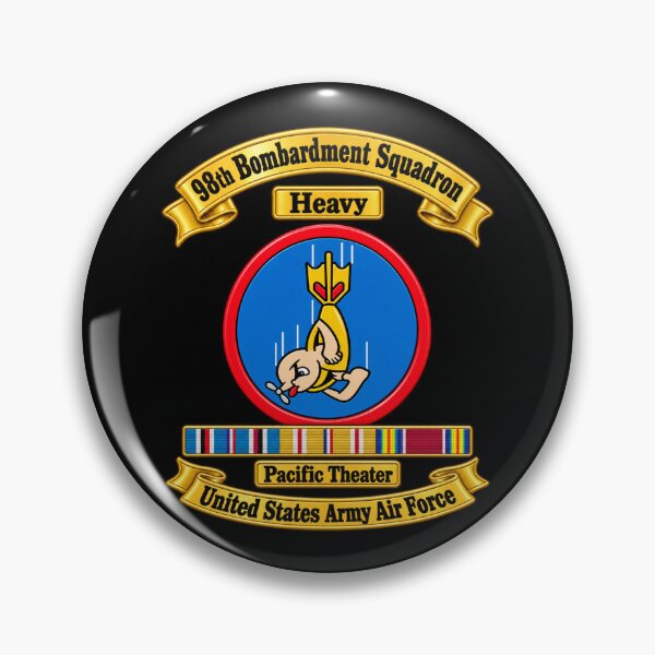 Item preview, 98th Bombardment Squadron - Heavy - SSI - PAC SVC WWII - USAAF - 3D - Transparent designed and sold by Military Insignia Products.