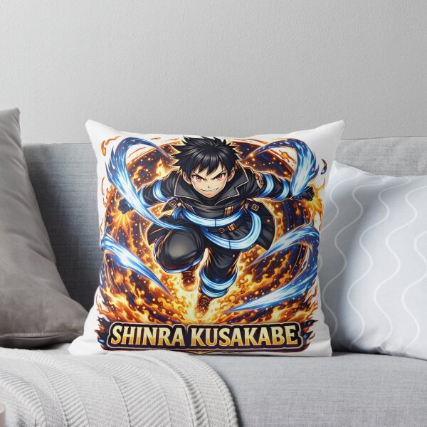 Aperçu de l'œuvre Shinra Kusakabe - Force de feu créée et vendue par PixelArtPeel.