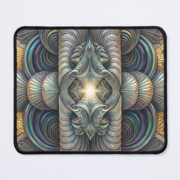 Item preview, Iridescent Oceanic Art Deco Symmetry designed and sold by Frackxion.
