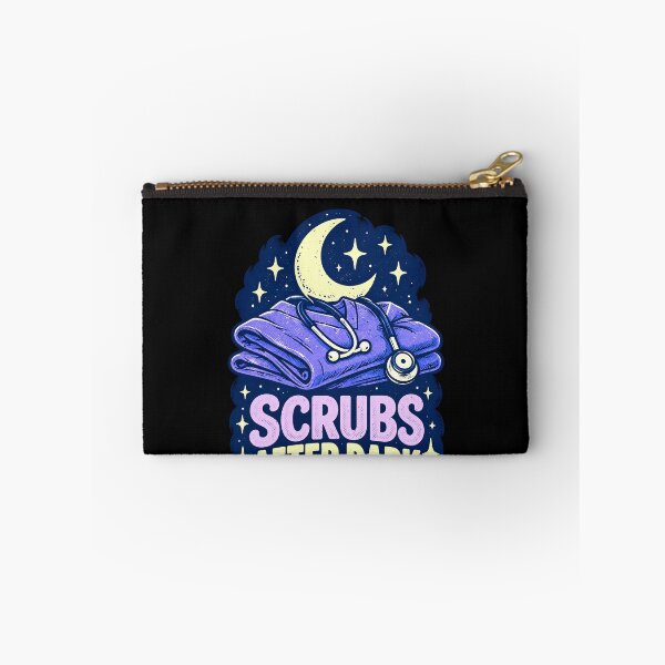 Item preview, Funny Scrubs After Dark Funny Nurse Night Work Shift Art designed and sold by elderberry.