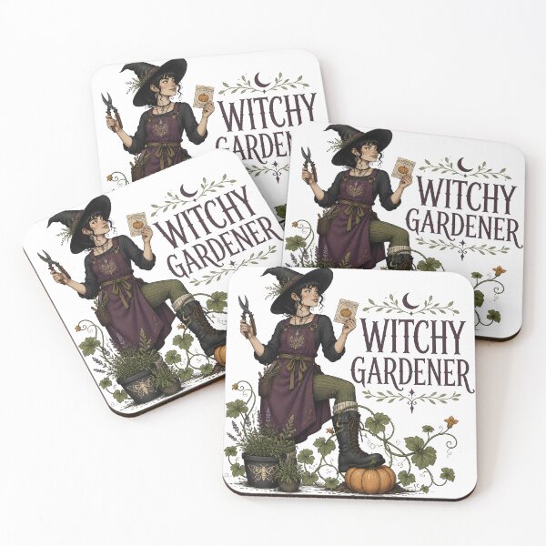 Item preview, Witchy Gardener Magical Spooky Plant Lover Halloween designed and sold by OliviaHayesArt.
