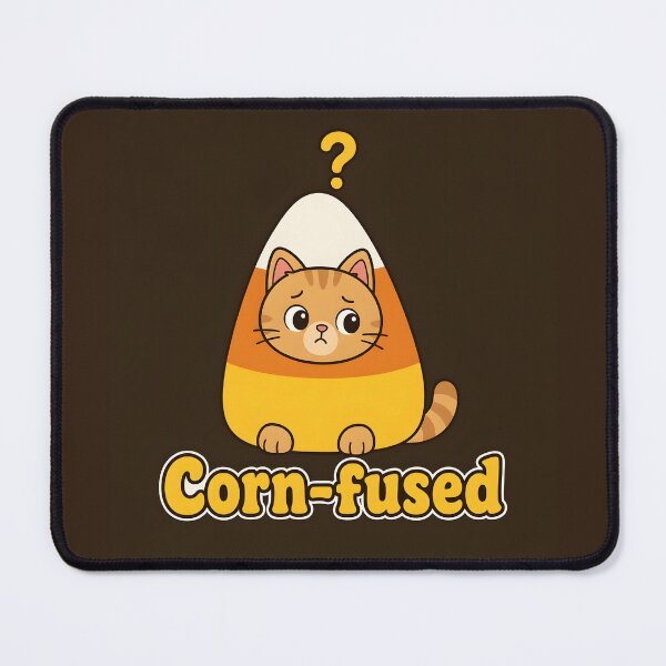 Item preview, Candy Corn Cat Corn-fused Funny Halloween Pun designed and sold by Glitchart66.