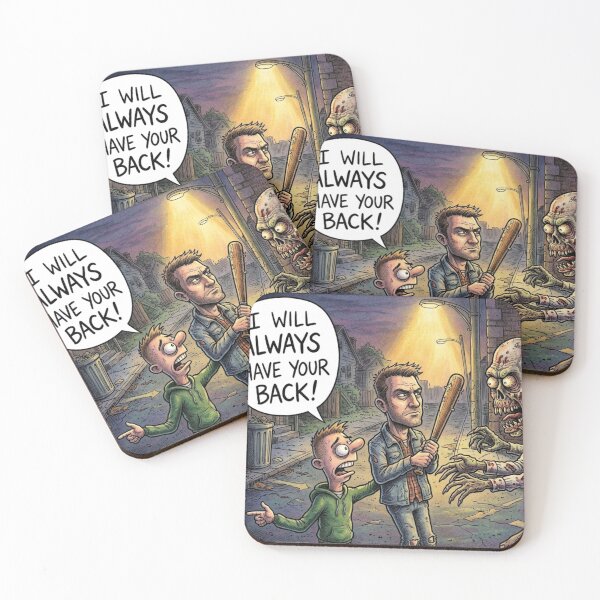 Item preview, I will always have your back funny Zombie apocalypse design designed and sold by Vintage Designs +.