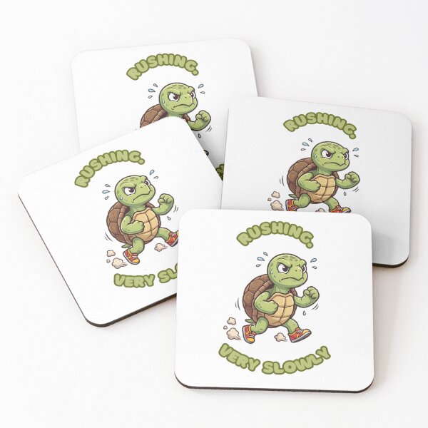 Item preview, Rushing Very Slowly Turtle designed and sold by ZeroContextArt.