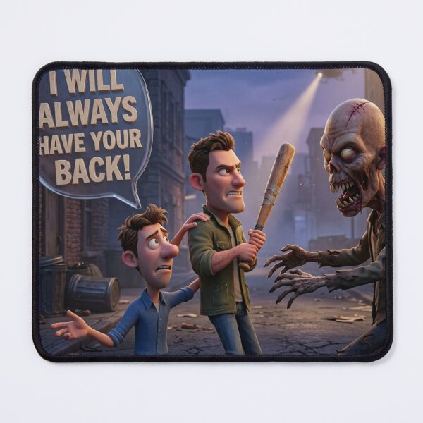 Item preview, I will always have your back funny Zombie apocalypse design 3d version designed and sold by Vintage Designs +.