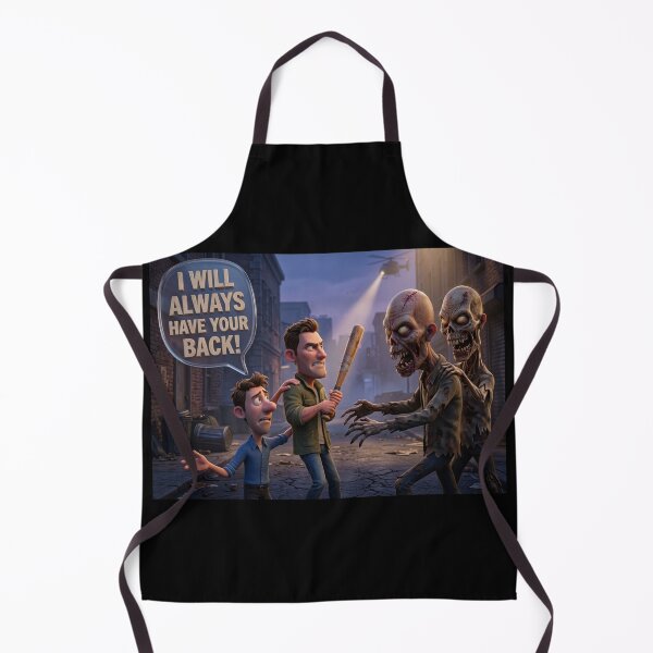 Item preview, I will always have your back funny Zombie apocalypse design 3d version designed and sold by Vintage Designs +.
