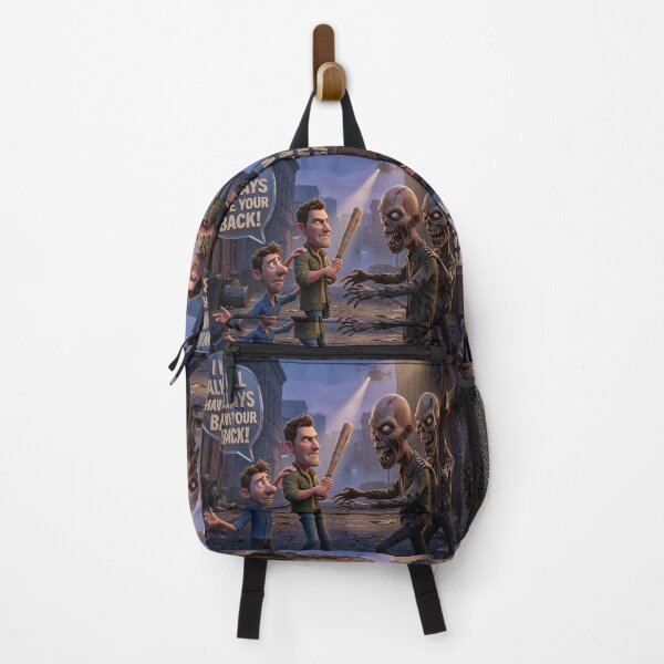 Item preview, I will always have your back funny Zombie apocalypse design 3d version designed and sold by Vintage Designs +.