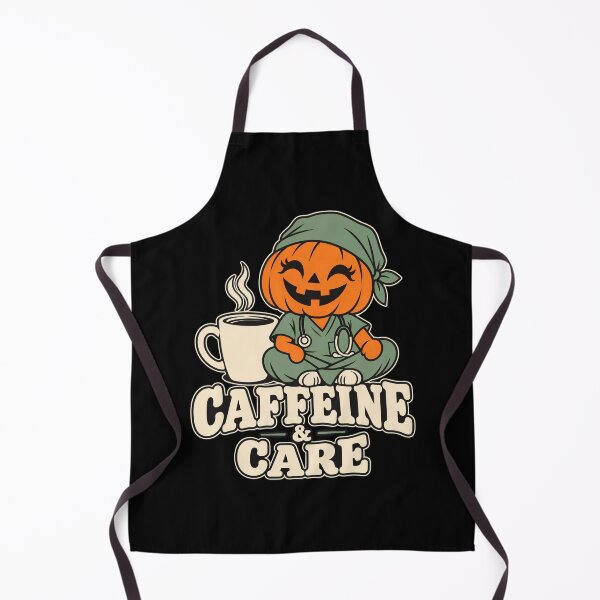 Item preview, Cozy Pumpkin Nurse Caffeine and Care designed and sold by AMICO77.