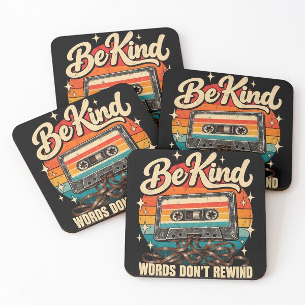 Item preview, Be Kind Words Don't Rewind Retro Cassette designed and sold by anapldv.