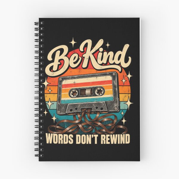 Item preview, Be Kind Words Don't Rewind Retro Cassette designed and sold by anapldv.