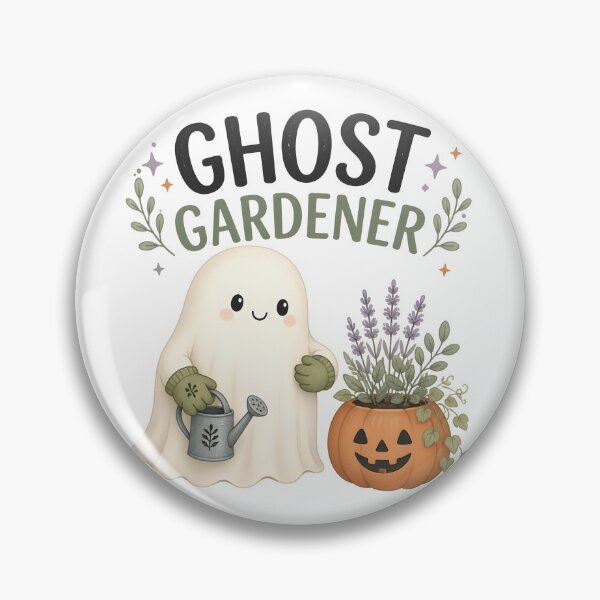 Item preview, Ghost Gardener Cute Spooky Plant Lover Halloween designed and sold by OliviaHayesArt.