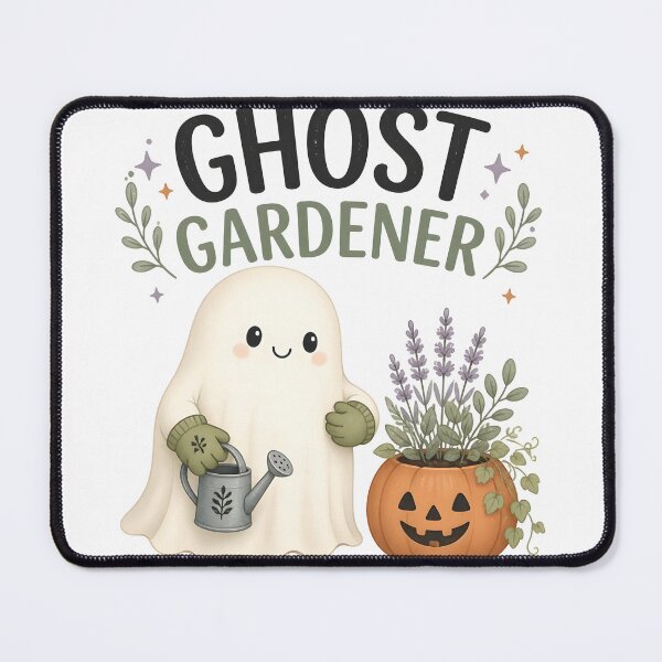 Item preview, Ghost Gardener Cute Spooky Plant Lover Halloween designed and sold by OliviaHayesArt.