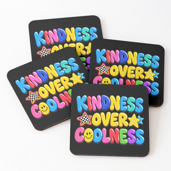 Item preview, Kindness Over Coolness Colorful Message designed and sold by anapldv.