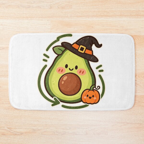 Item preview, Cute Halloween Avocado Witch Pumpkin Kawaii T-Shirt designed and sold by DesignArtist.ia.