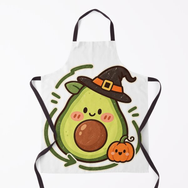 Item preview, Cute Halloween Avocado Witch Pumpkin Kawaii T-Shirt designed and sold by DesignArtist.ia.