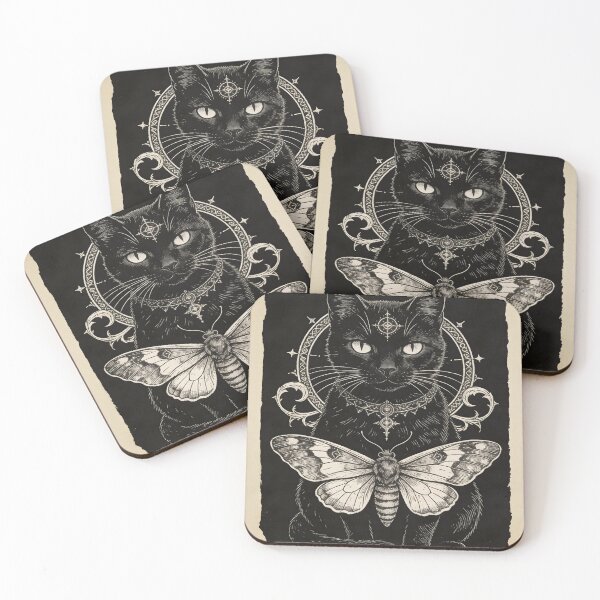Item preview, Black cat butterfly designed and sold by xianxiu-ling.