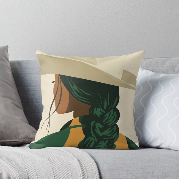 Item preview, Minimalist Cowgirl with Braid Art Print  designed and sold by ByBiancaArt.