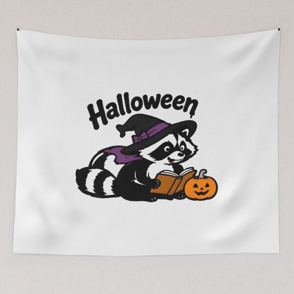 Item preview, Unbothered Raccoon Halloween meme designed and sold by ViolettaGlass.