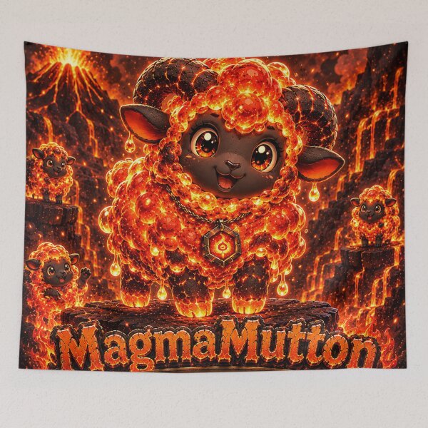 Artikelvorschau, Magma Mutton | PokeSheep Schafismus-Parodie entworfen und verkauft von Thpoar.