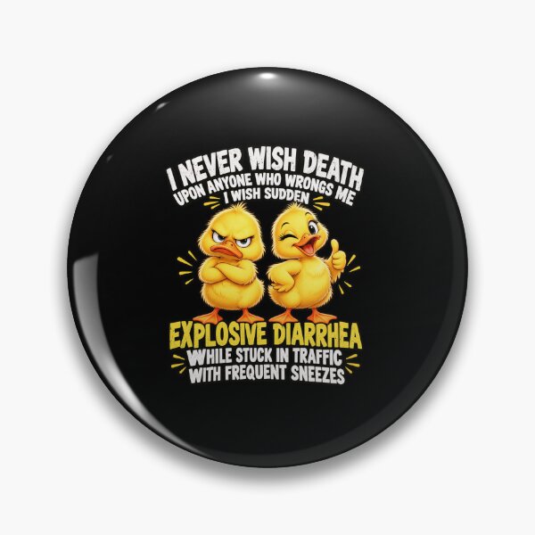 Item preview, Explosive Diarrhea Traffic Humor Ducks designed and sold by anapldv.