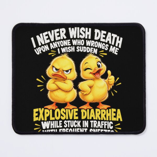 Item preview, Explosive Diarrhea Traffic Humor Ducks designed and sold by anapldv.