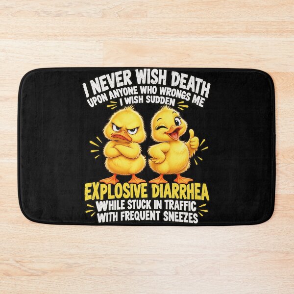 Item preview, Explosive Diarrhea Traffic Humor Ducks designed and sold by anapldv.