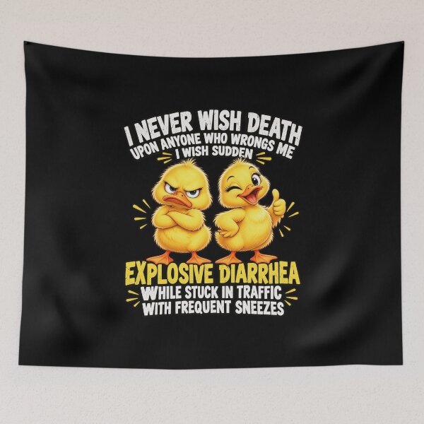 Item preview, Explosive Diarrhea Traffic Humor Ducks designed and sold by anapldv.