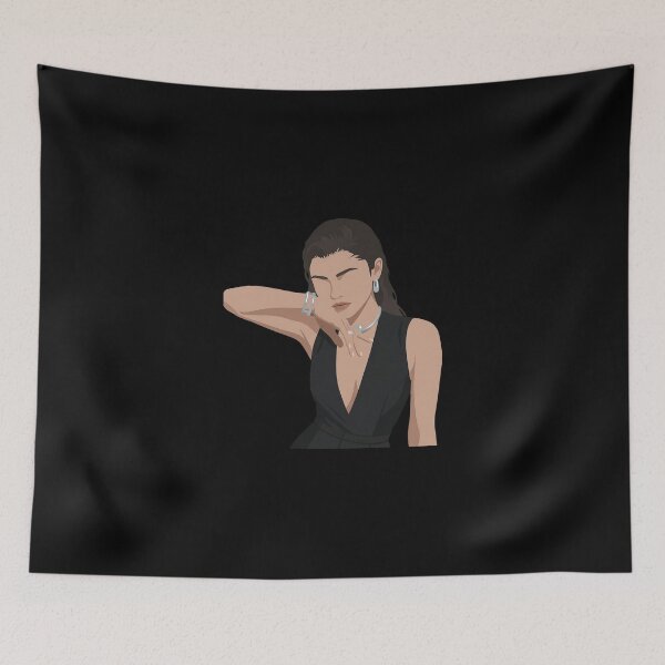 Item preview, Zendaya Lineless Illustration designed and sold by dsxclothing.