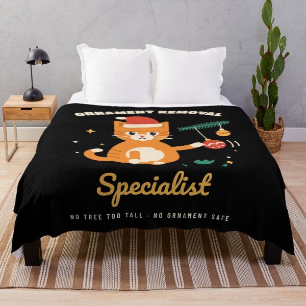 Item preview, Ornament Removal Specialist Funny Christmas Cat T-Shirt designed and sold by Fine Art California.