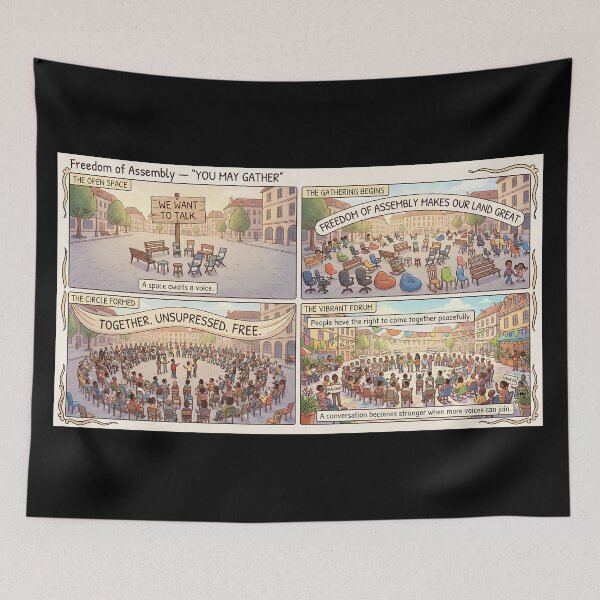 Item preview, Social gathering that shares opinions and ideas designed and sold by Mianku | Für das Leben.