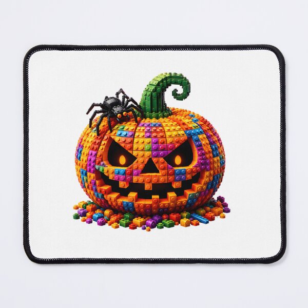 Item preview, Building Block Pumpkin Spider Halloween designed and sold by Maladies.