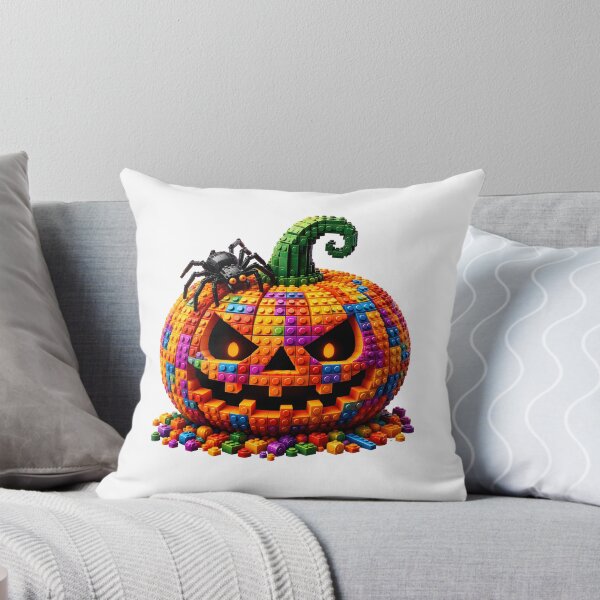 Item preview, Building Block Pumpkin Spider Halloween designed and sold by Maladies.