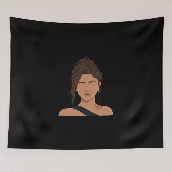 Item preview, Zendaya Lineless Illustration designed and sold by dsxclothing.