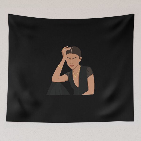 Item preview, Zendaya Lineless Illustration designed and sold by dsxclothing.